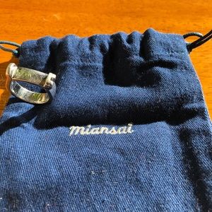 Miansai Sterling Silver Hudson Ring